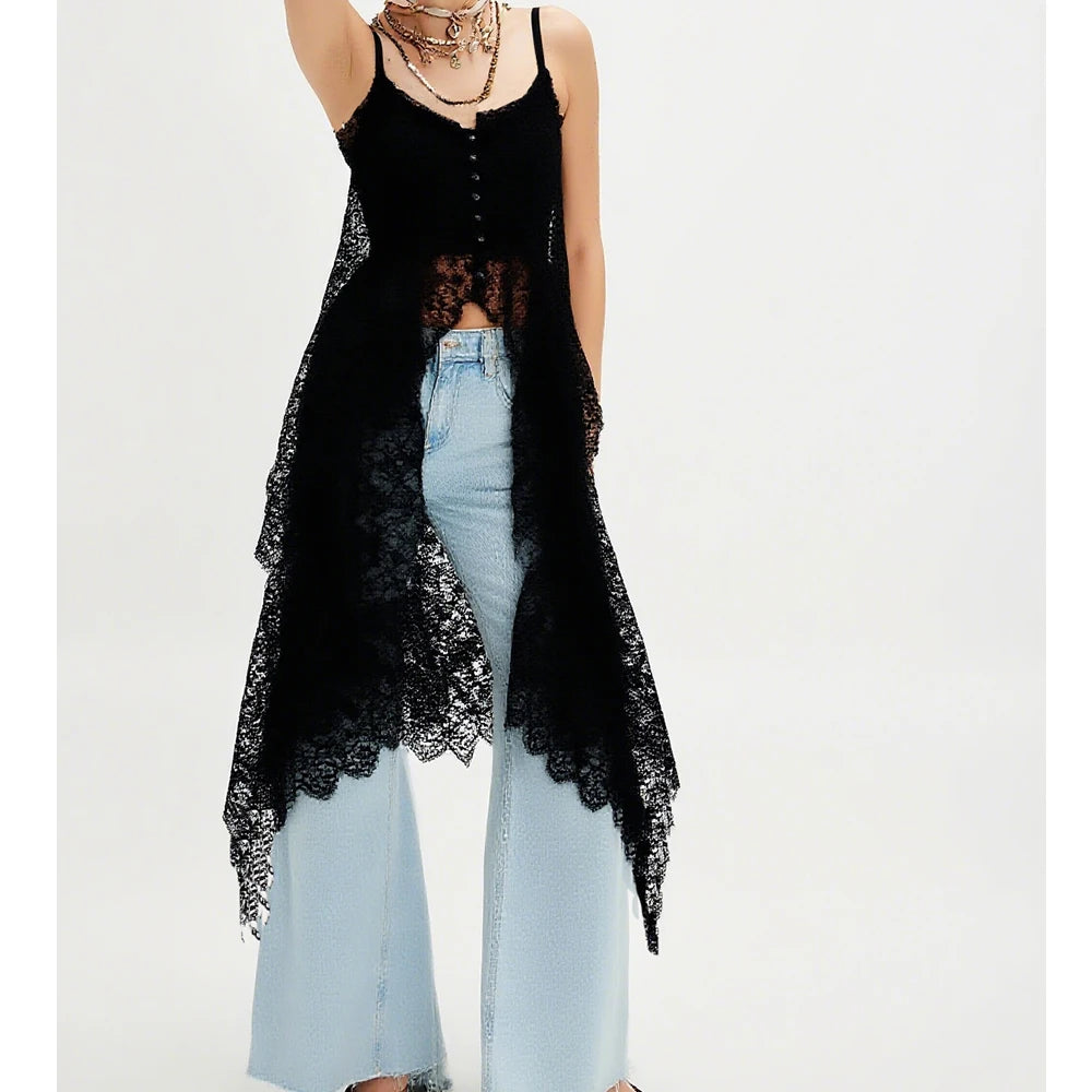 The Layered Lace Maxi Cami