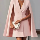 Odette Shawl-Cape Dress