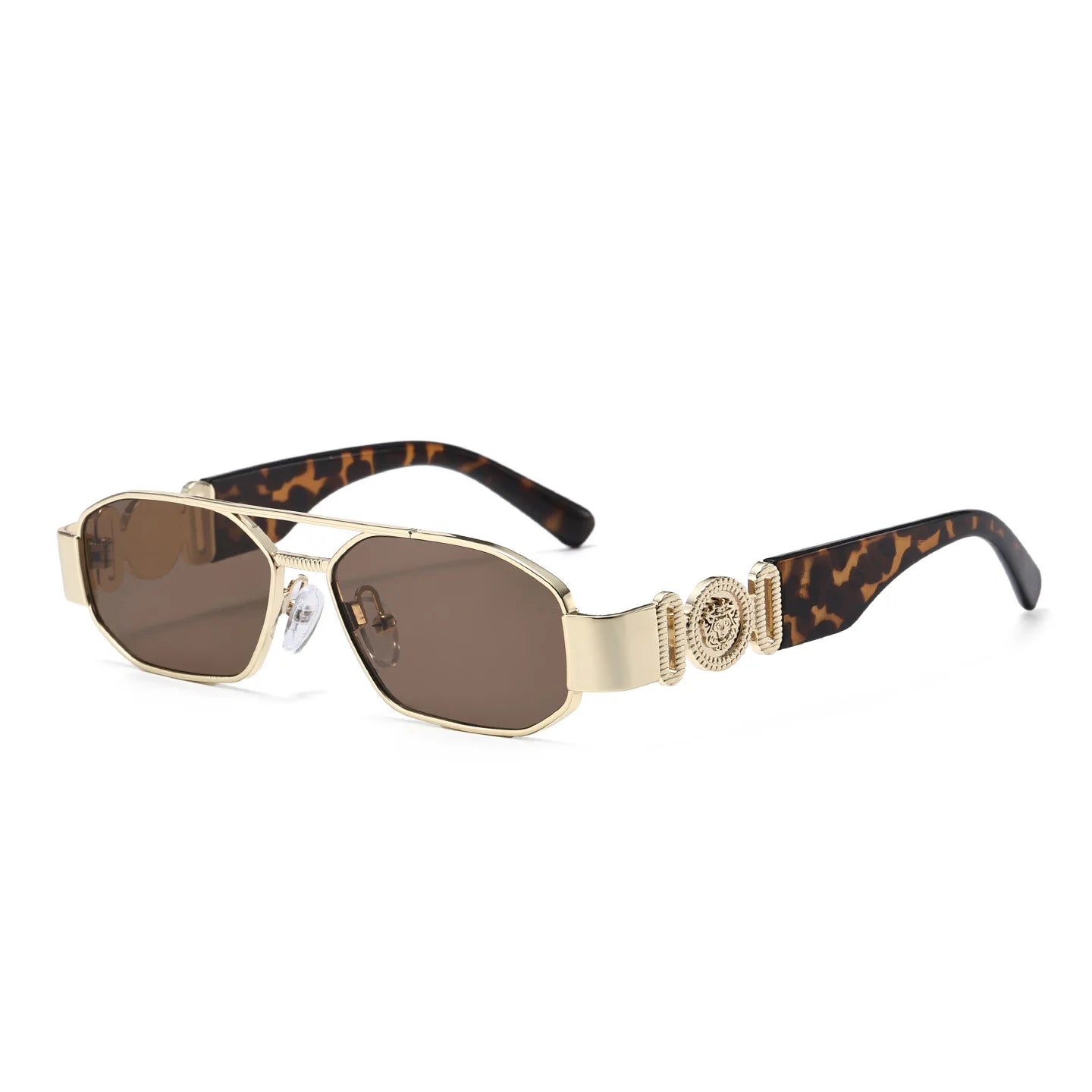 Bridgeport Double-Bridge Sunglasses in Camel — Sunglasses