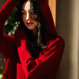 Elinsborg Cashmere Hooded Cardigan