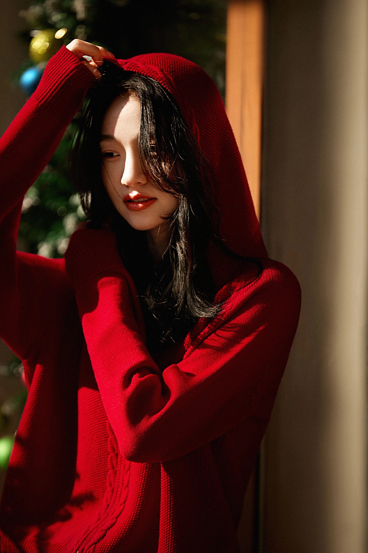 Elinsborg Cashmere Hooded Cardigan