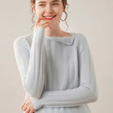 Maribel Buttoned Cashmere Sweater