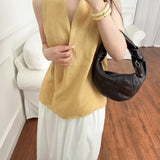 Valienne Drape Linen Vest