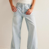 Candace High-Waist Wide-Leg Denims