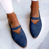 Italian Woven Leather Flats