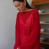Liora Relaxed Crewneck Sweater
