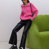 Marceau Ribbed Half-Zip Sweater