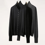 Vercelli Cashmere Button Sweater