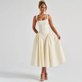 Como A-Line Midi Dress