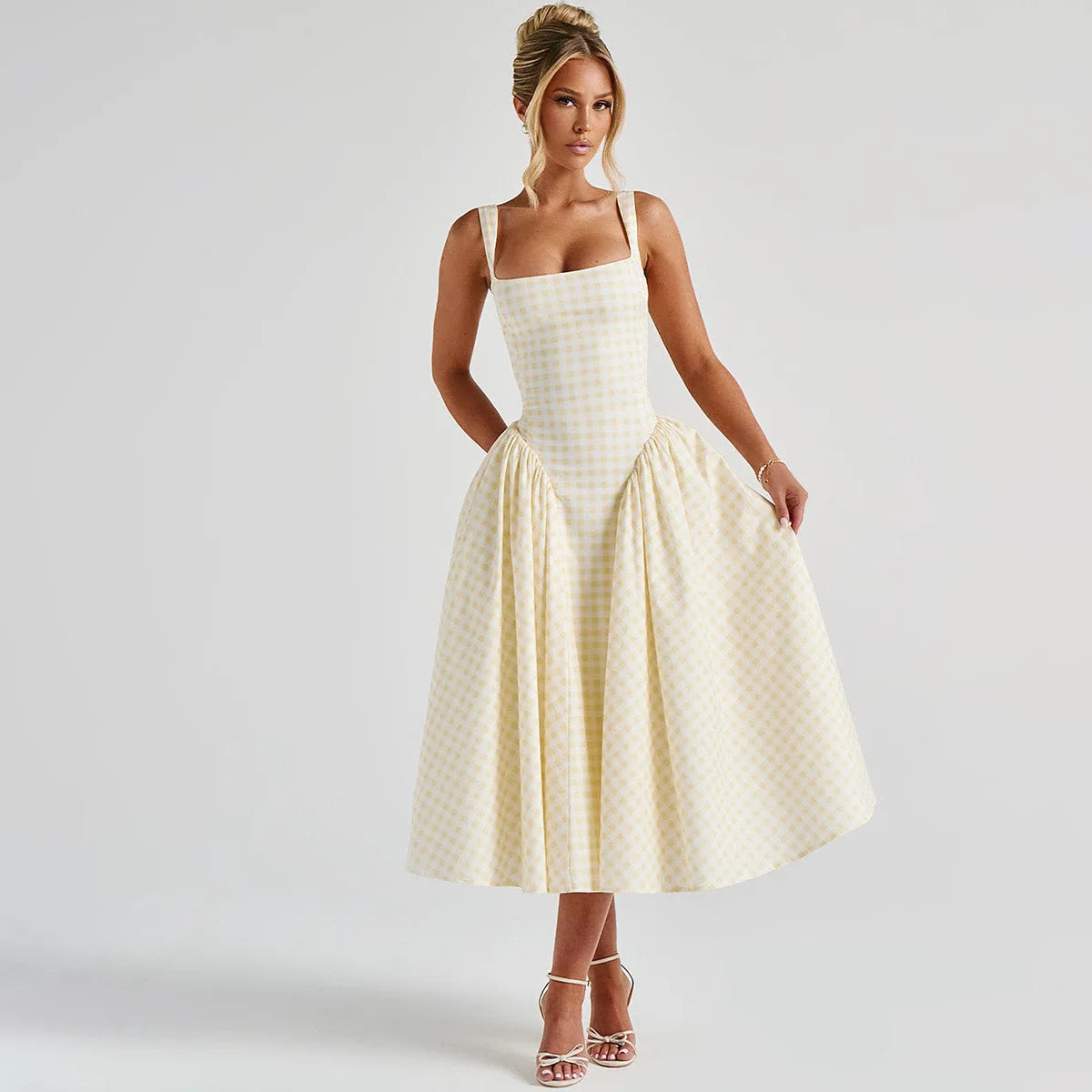 Como A-Line Midi Dress