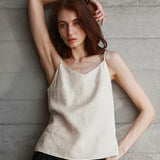 Women’s Linen V-Neck Camisole Top