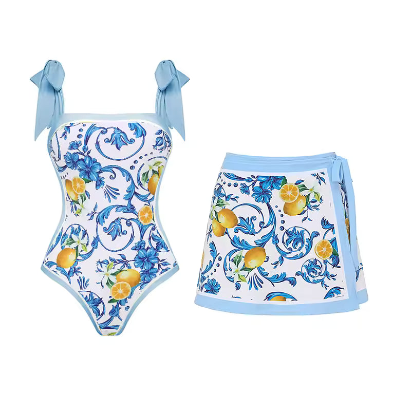 Amalfi Lemon Print One-Piece