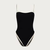 The Contrast Trim One-Piece Swimsuit