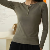 Milano Pop-Button Top