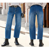 The Camden Structured Barrel Jean Denim