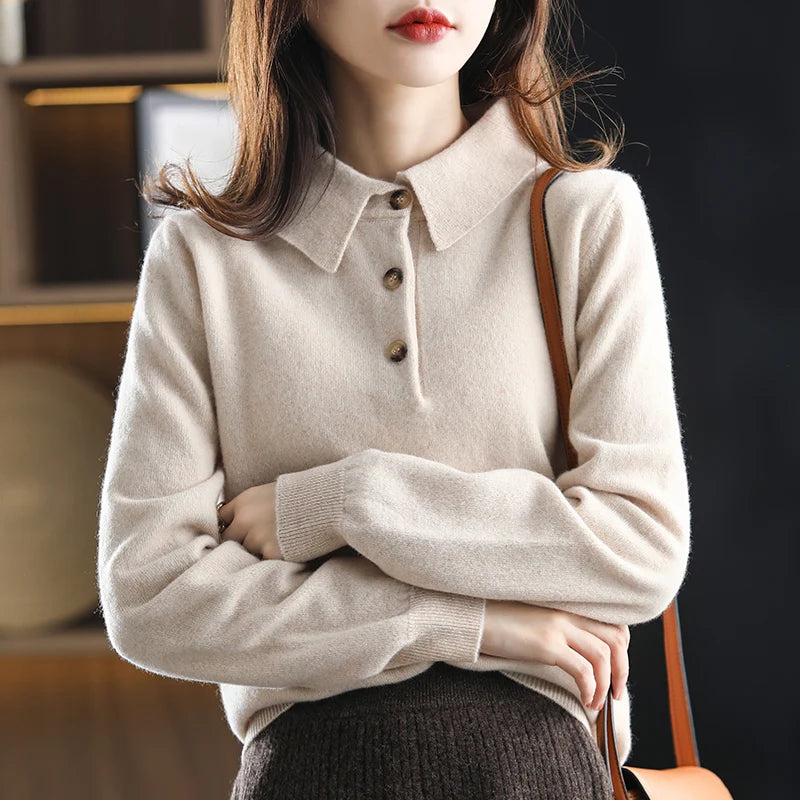 Madison Polo Wool Sweater