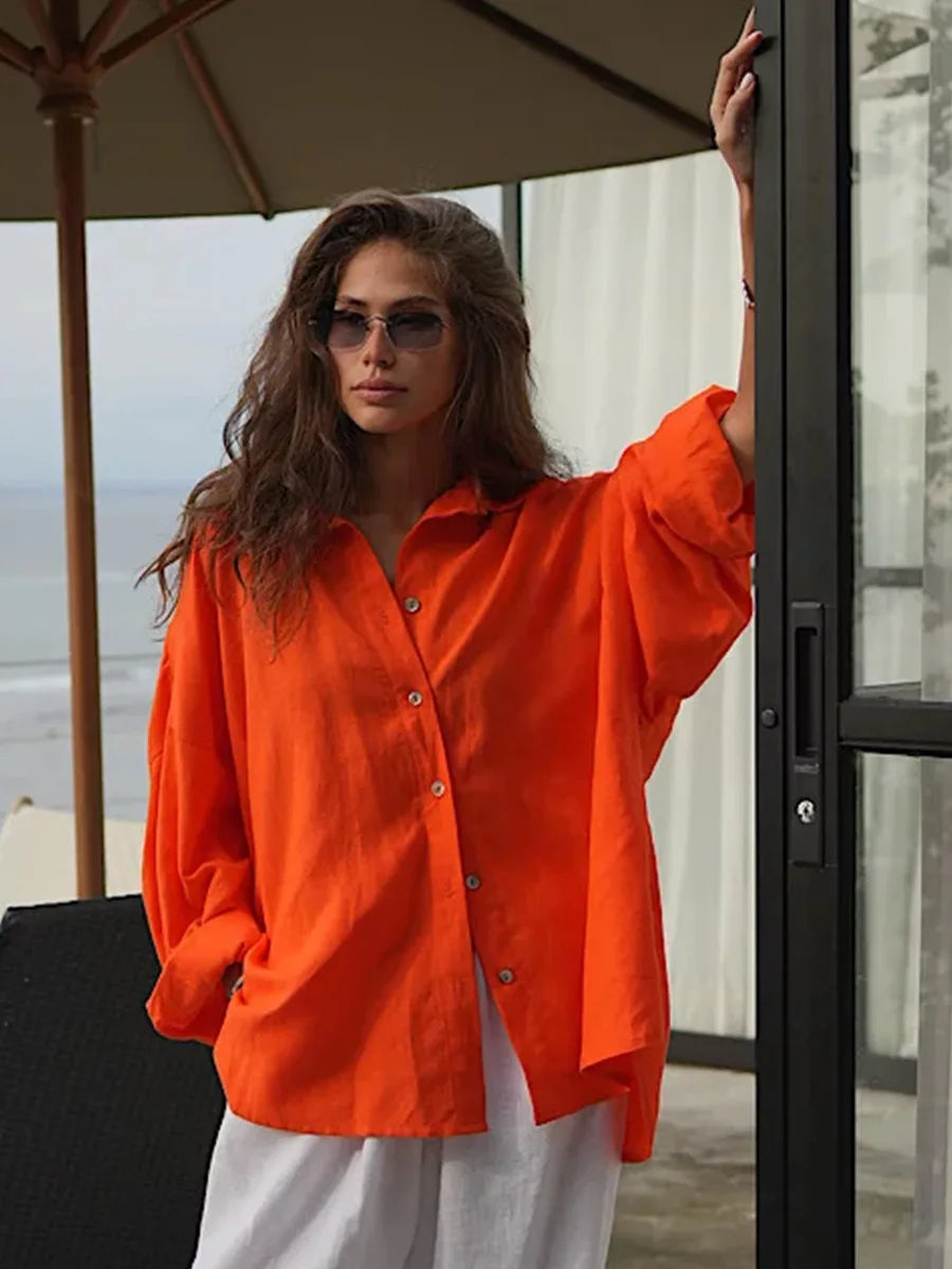 Capri Cotton Relaxed Shirt