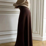 Seraphine Satin Fishtail Maxi Skirt