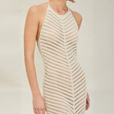 The Chevron Crochet Halter Maxi