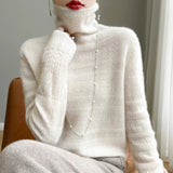 Élodie Stacked-Collar Sweater