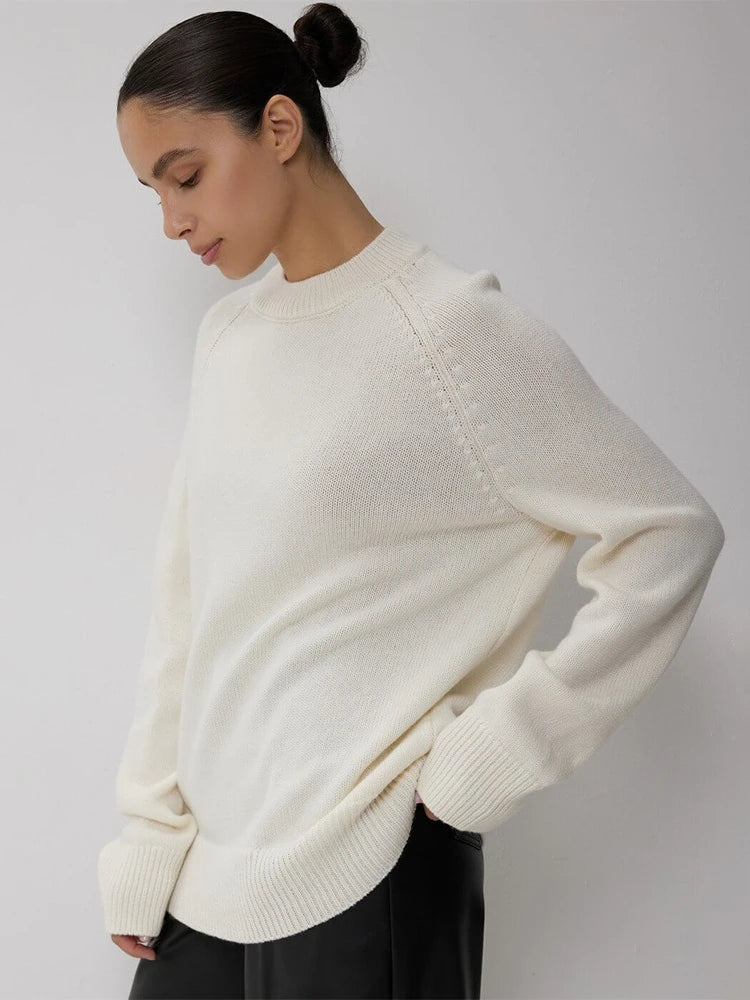 Oversized Wool Knit Sweater