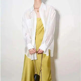 The Flowing Silk Poplin Blouse
