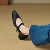 Malibu Spotted Block Heel