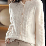 New London Pearl Button Cardigan