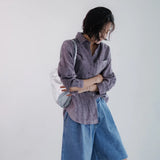 The Pleated Linen Button Shirt
