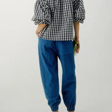 Bellarine Puffed Cotton Blouse