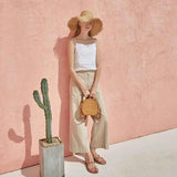 The Satin Strap Linen Cami