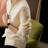 Natasha Wool Zip Cardigan