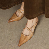 Palma Genuine Leather Mules