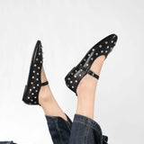 Evelyn Studded Mary Janes