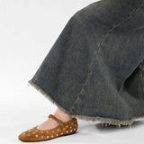 Evelyn Studded Mary Janes