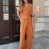 Marlowe 100% Linen Trouser Set