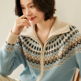 Strathan Cashmere Zip-Up