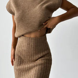 Maratea Coastal Rib Sleeveless Set