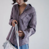 The Pleated Linen Button Shirt