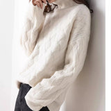 Cambria Cable Turtleneck Sweater