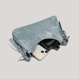 Céleste Denim Chain Bag