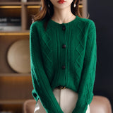 Emery Cable Cashmere Cardigan