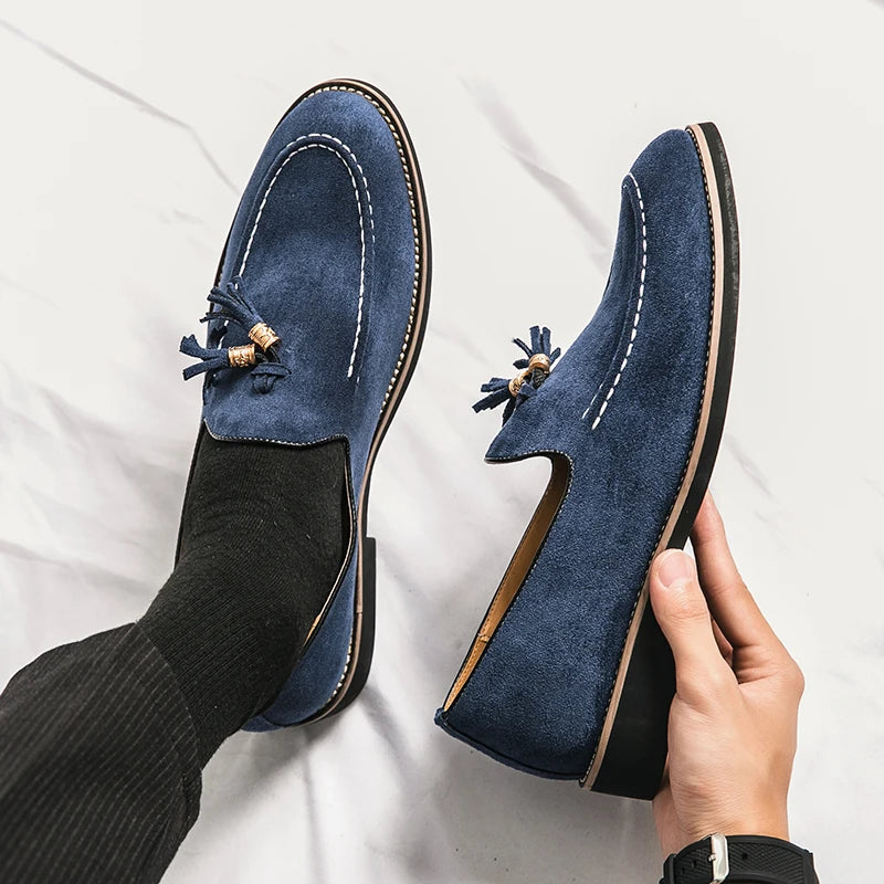 Italian Suede Moccasins