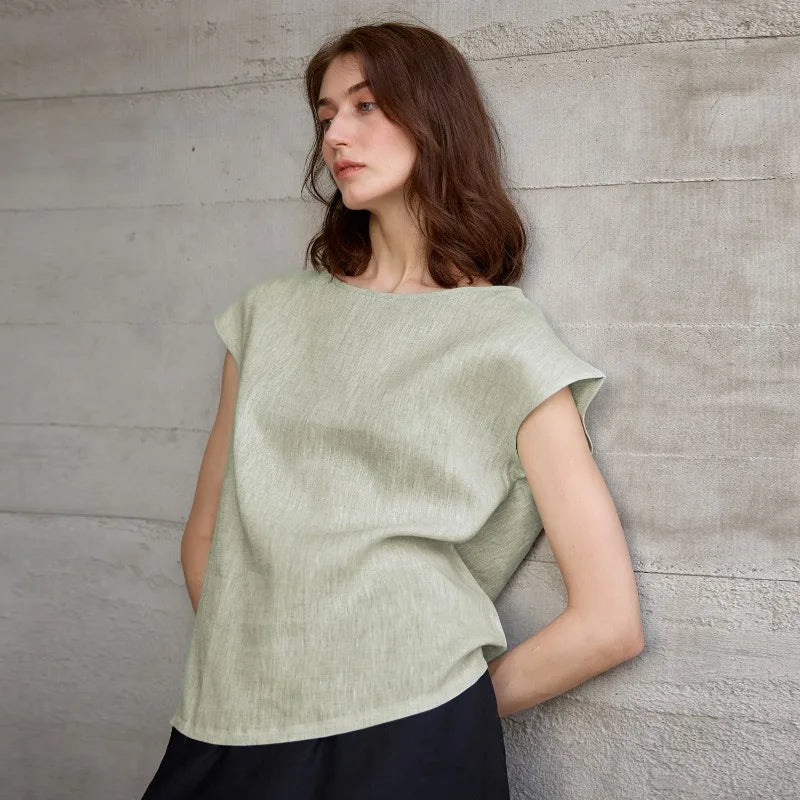 Linnea Linen Oversized Tee