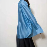 The Flowing Silk Poplin Blouse
