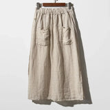 Hollis Wide Leg Linen Trouser Skirt