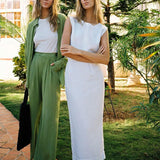 The Clean Crop Linen Top