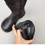 Aubrey Shearling Riding Boots