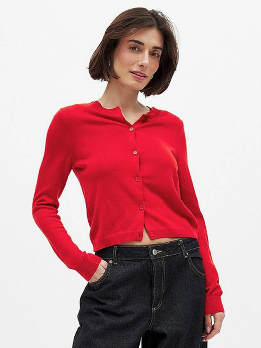 Camille Knit Button Cardigan