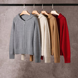 Elinsborg Cashmere Hooded Cardigan